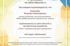 Свидетельство проекта infourok.ru №1382779