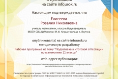 Свидетельство проекта infourok.ru №1382801